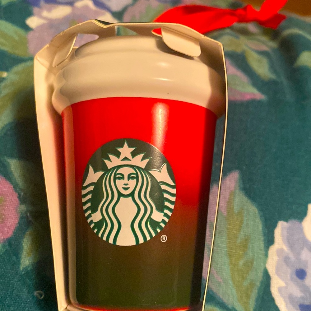 BRAND NEW 2021 Starbucks Christmas ornament